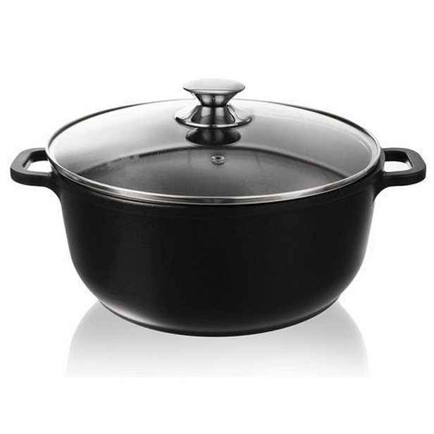 hrnec d28cm GRANDE+PO sklo, nepřiln.povrch