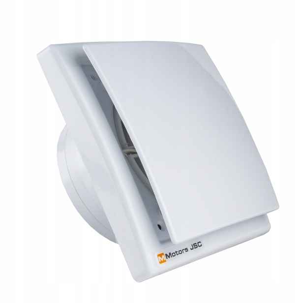 Koupelnový Ventilátor 100 MM Stropní, Krátká Délka 30 MM, Ultra Tichý Časovač