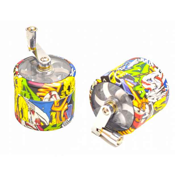 Mlýnek Grinder Cannabis Korbka 4DÍLNÝ Thc Cbd