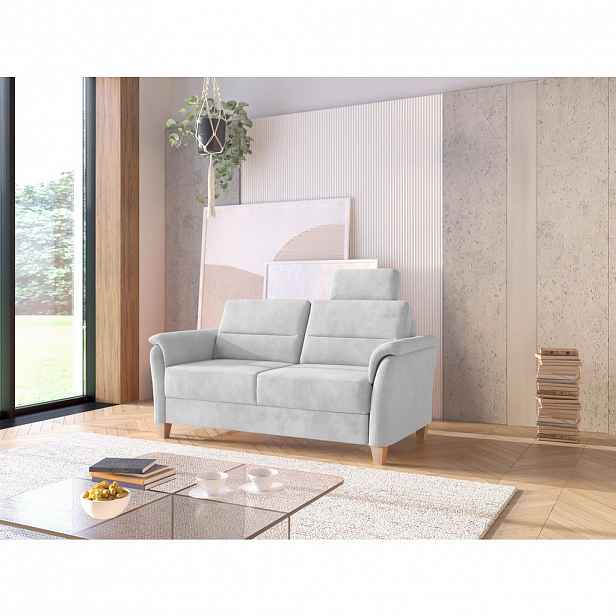 Sit & More TŘÍMÍSTNÁ POHOVKA, textil, barvy stříbra