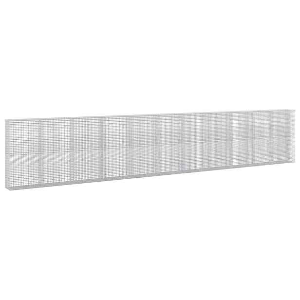 vidaXL Gabion s drátem 3,5 mm a síťkou 5x5 cm 1100x50x200 cm