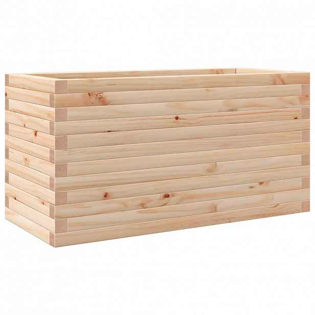 vidaXL Zahradní truhlík 90 x 40 x 45,5 cm masivní borové dřevo