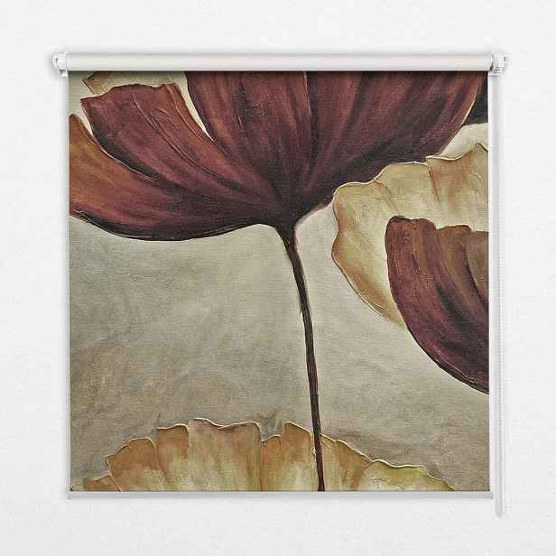 TULUP VNITŘNÍ roleta - okenní roleta - roleta - 60x140 cm - Květiny