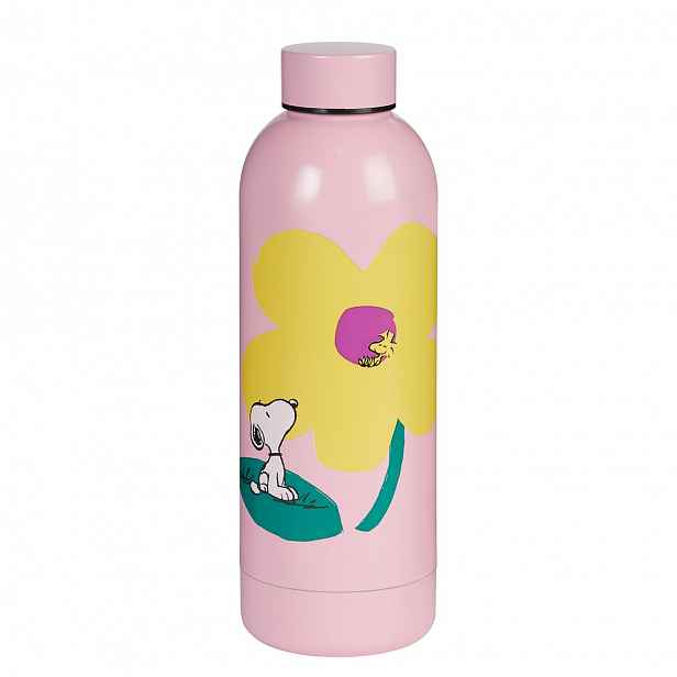 Butlers PEANUTS Láhev nerezová 500 ml - růžová