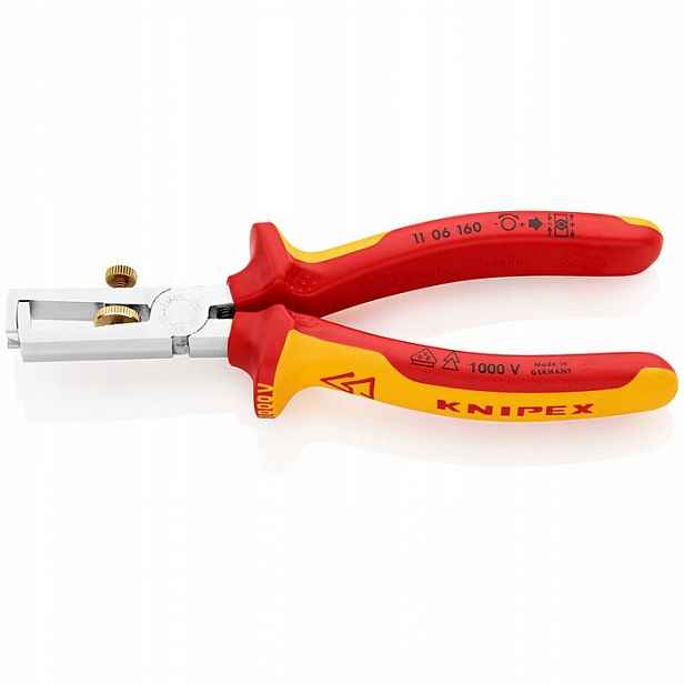 Kleště na izolaci Knipex 11 06 160 mm Izolované