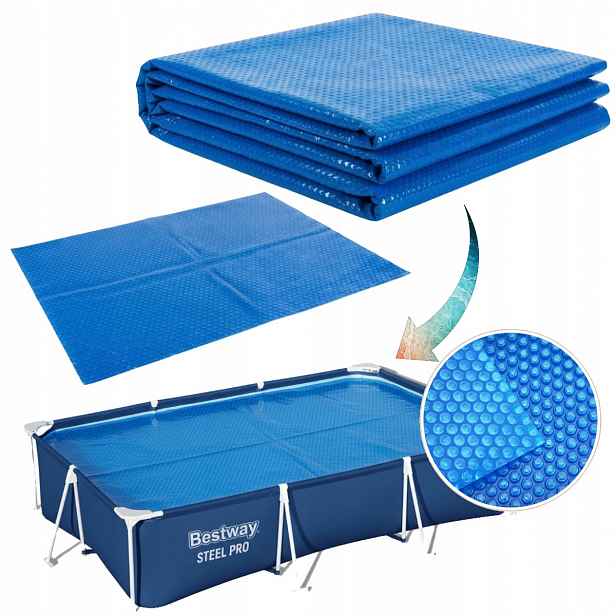 Krycí Plachta 220qm do bazénu Bestway Steel Pro 300x201 cm
