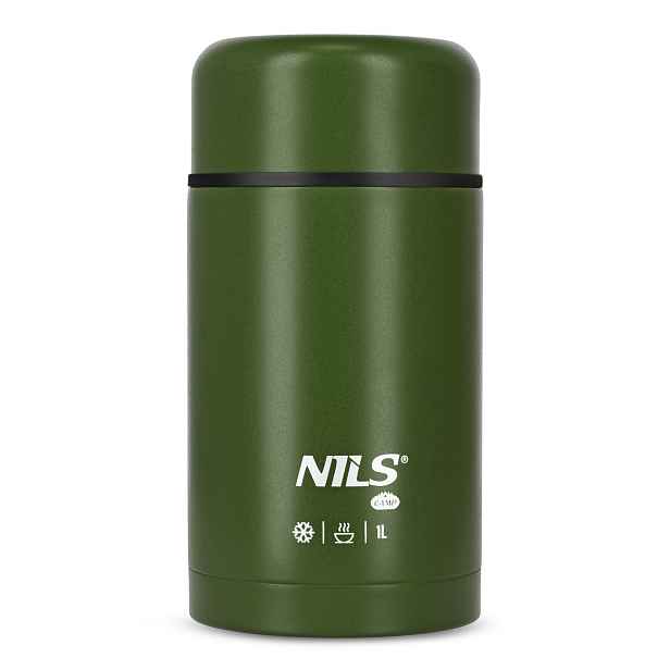 NC3802 ZELENÁ TERMOSKA NA JÍDLO 1000ML NILS CAMP
