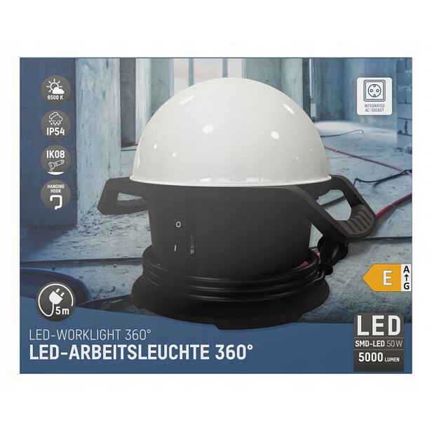 Pracovní lampa Ansmann Ball Light 360 5000 lm 230 V
