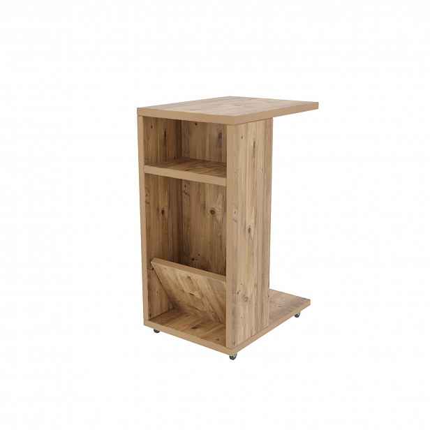 Příruční stolek k pohovce NEXALI, borovice