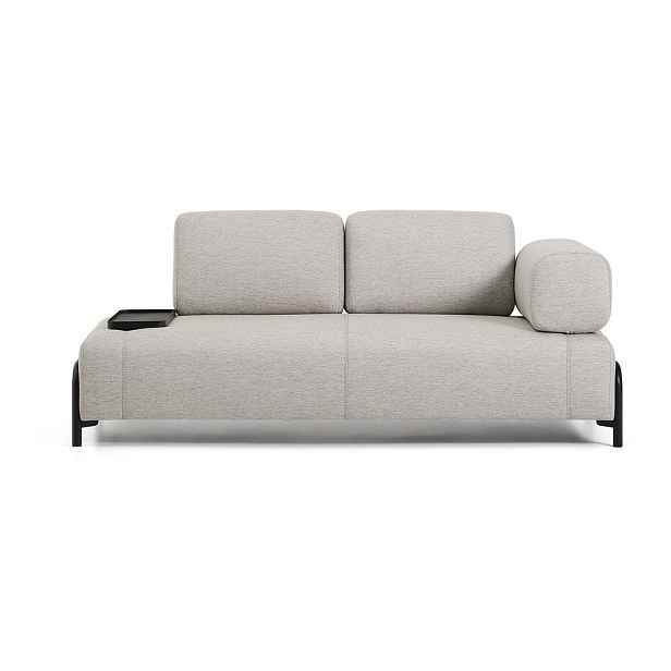 Šedobéžová modulární pohovka 200 cm Compo – Kave Home
