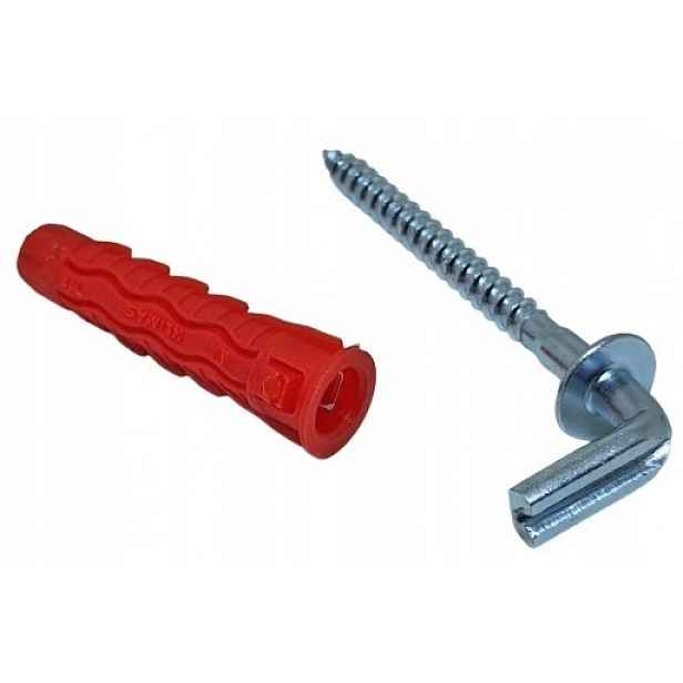 Univerzální hmoždinka s rovným hákem 6X30/48 mm Bsfxl 6 ks