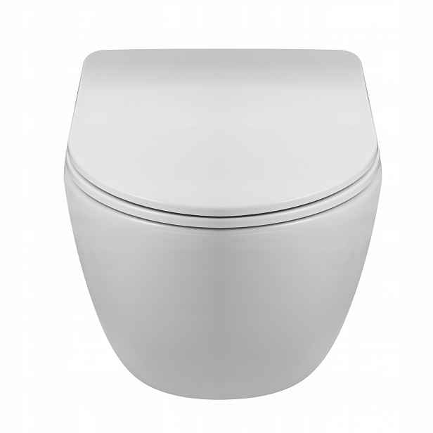 Závěsná Wc Mísa Rimless Pomalu Padající Deska Vela Aquauno
