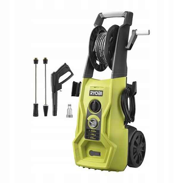 Tlaková Myčka RY170PWA Navíječ Ryobi 5133005373 170 Bar 2500W 470 L/h