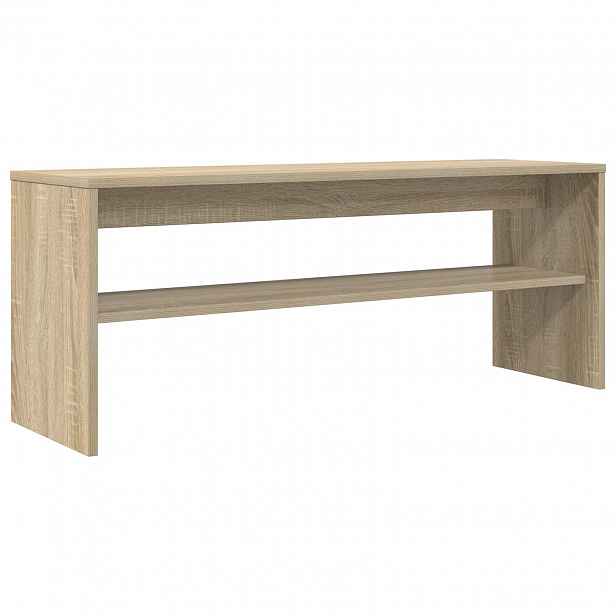 vidaXL Televizní skříň 100 x 30 x 40 cm Sonoma dub Kompozitní dřevo