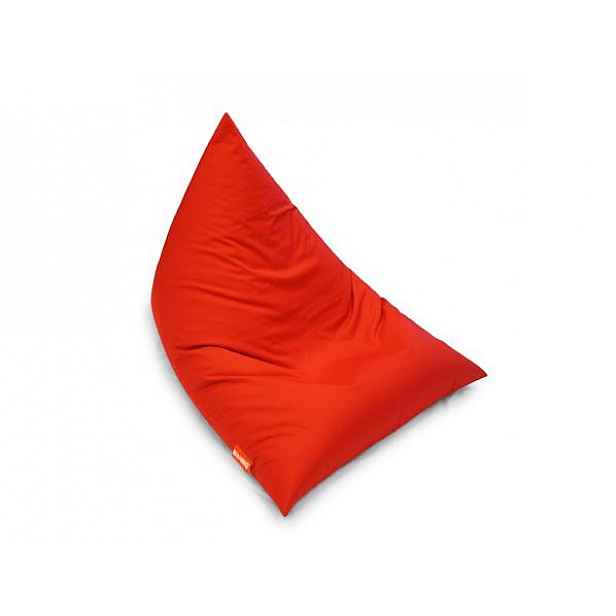 Červený sedací vak BeanBag Triangle scarlet rose