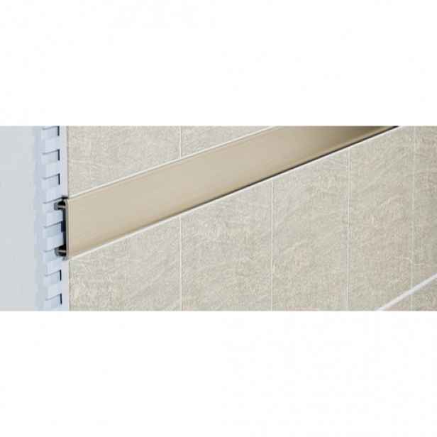 Lišta dekorační "U" Havos zlatý, hliník elox, délka 250 cm, šířka 25 mm, LALEXOZ25