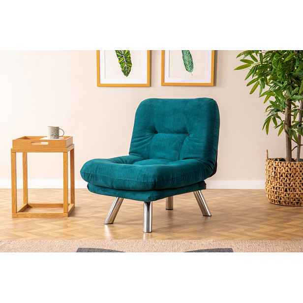 Rozkládací křeslo Misa Small Solo - Petrol Green