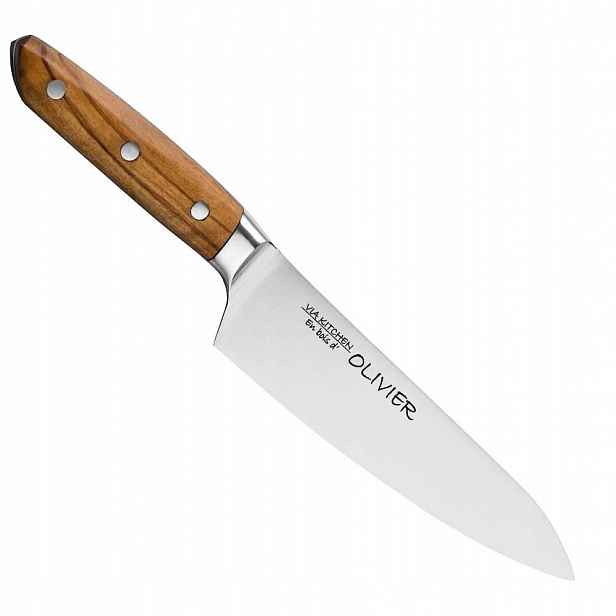 Satake Oliver Japonský ostrý Nůž pro šéfkuchaře 56-58 Hrc 20 cm