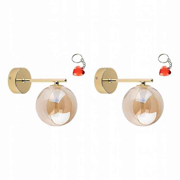 Tk Lighting Sada 2 x nástěnných svítidel Estera Gold 4778