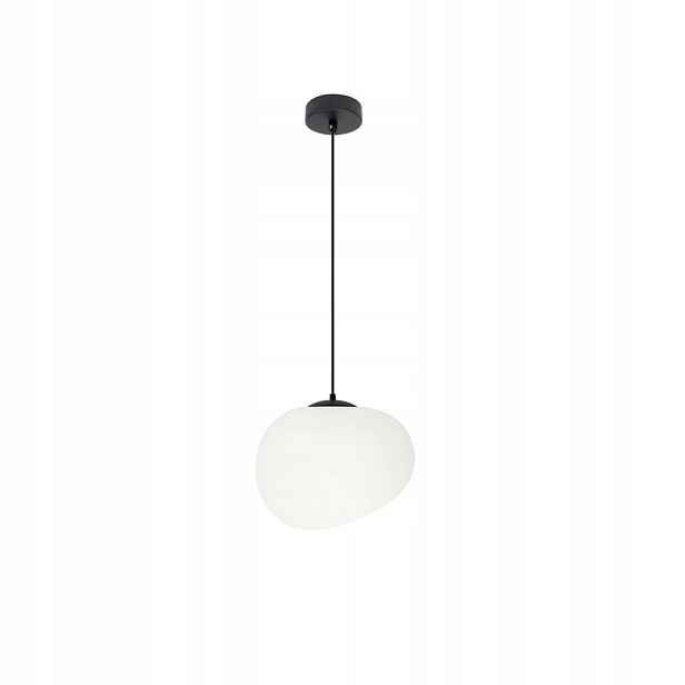 Candellux Závěsná lampa Stones Ø20 cm Bílá Nepravidelné stínidlo E27