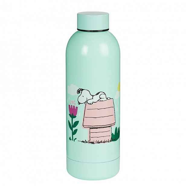 Butlers PEANUTS Láhev nerezová 500 ml - sv. modrá