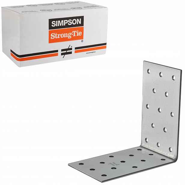 Tesařské spojovací prvky úhelníky 100x100x60x2,5mm 50 Ks montážních prvků Simpson Anp
