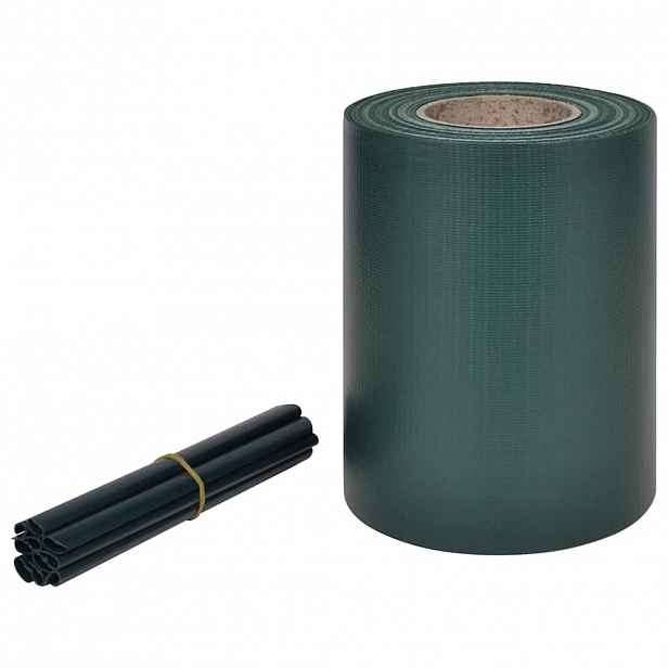 vidaXL Zabezpečovací páska PVC 70x0,19 m zelená