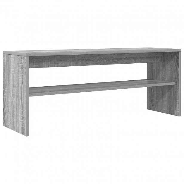 vidaXL Televizní skříň 100 x 30 x 40 cm Šedý Sonoma Kompozitní dřevo