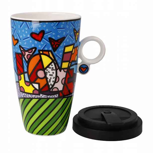 Hrnek s sebou 500 ml Romero Britto-Love-Goebel