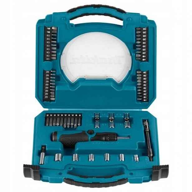 Makita D-42020 sada bitů 1/4" a hlavic se šroubovákem 65 ks v plastovém kuf