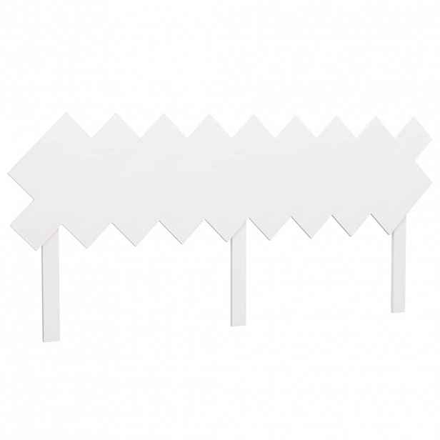 vidaXL Čelo postele bílé 178 x 3 x 80,5 cm masivní borovice
