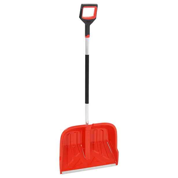 vidaXL Lopata na sníh červená 136 cm hliník