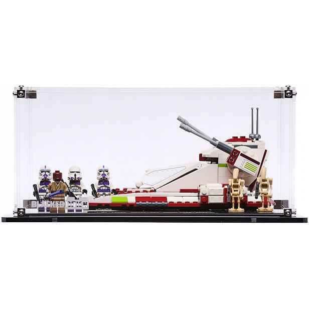 Vitrína Blacked Brick pro Lego Star Wars 75342 Bojový tank republiky