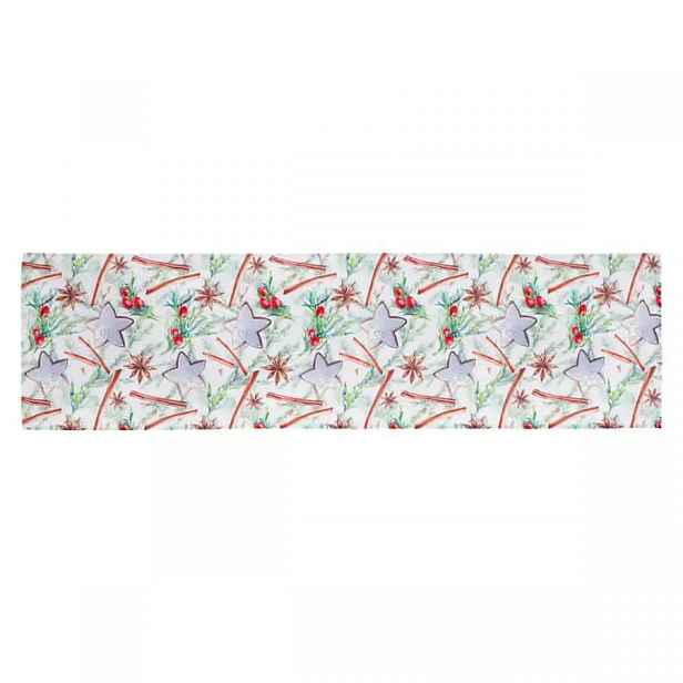Autronic Běhoun s vánočním motivem - perníček a skořice 40x150 cm UBR040