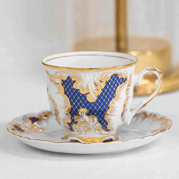 Ćmielów šálek rokokový Chrpa 250 ml – dárkový porcelán