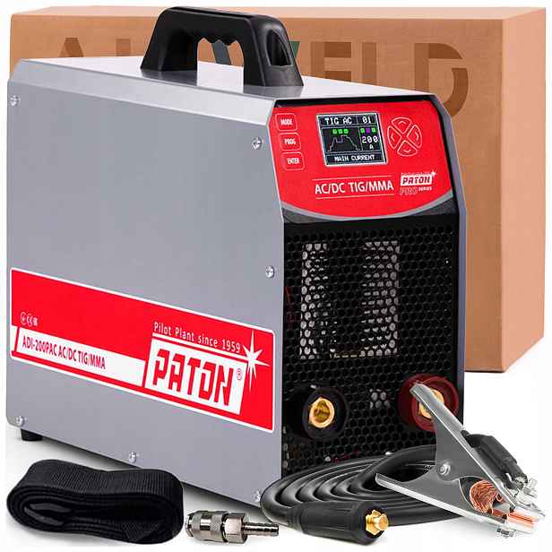 Invertorová Svářečka Paton Protig 200 Tig Ac/dc Mma 230V 200A Spot 2T/4T Igbt