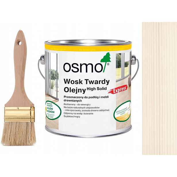Osmo 3340 Tvrdý vosk olejový Express 0,75 L Bílý
