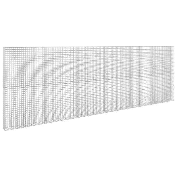 vidaXL Gabion s drátem 3,5 mm a síťkou 5x5 cm 600x20x200 cm