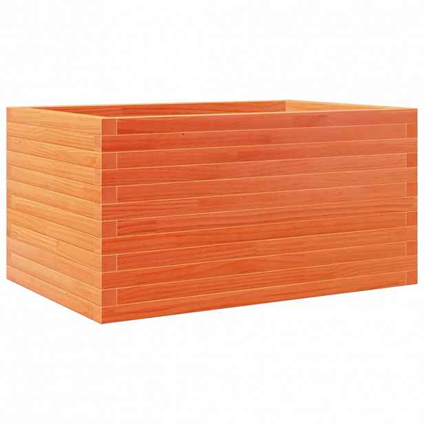 vidaXL Zahradní truhlík voskově hnědý 90x60x45,5 cm masivní borovice