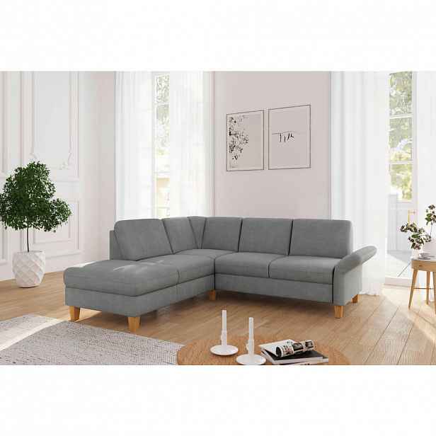 Sit & More ROHOVÁ SEDAČKA, textil, šedá