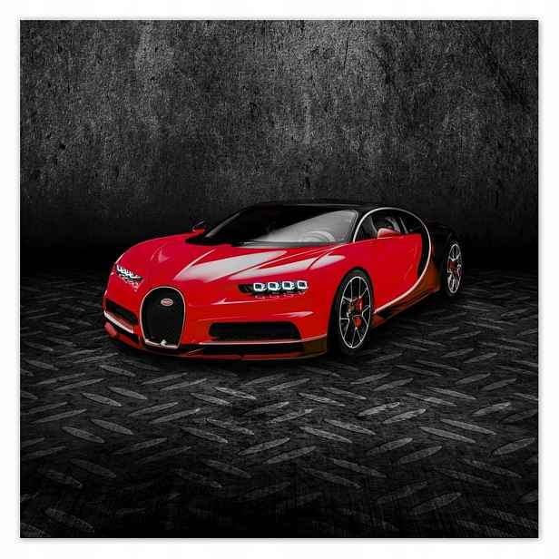 Plakáty 140x140 Červené sportovní auto