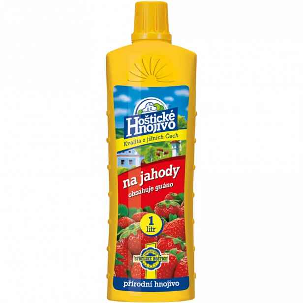 Hoštické hnojivo na jahody s guánem 1 litr