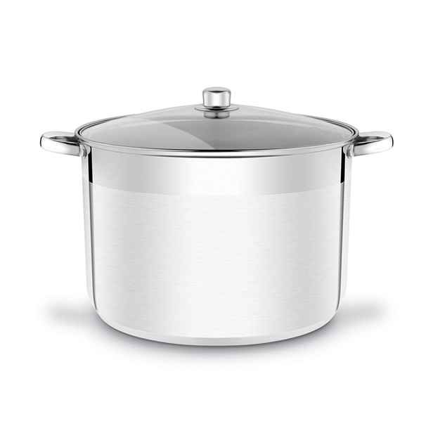 hrnec d38x26cm+PO sklo, (29,0l) GASTRO PROSTY, indukce, NR