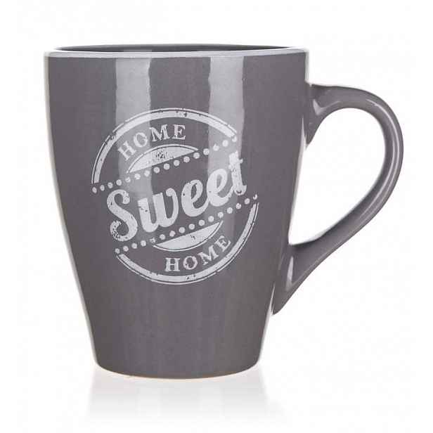 Hrnek Sweet Home 310 ml, šedý