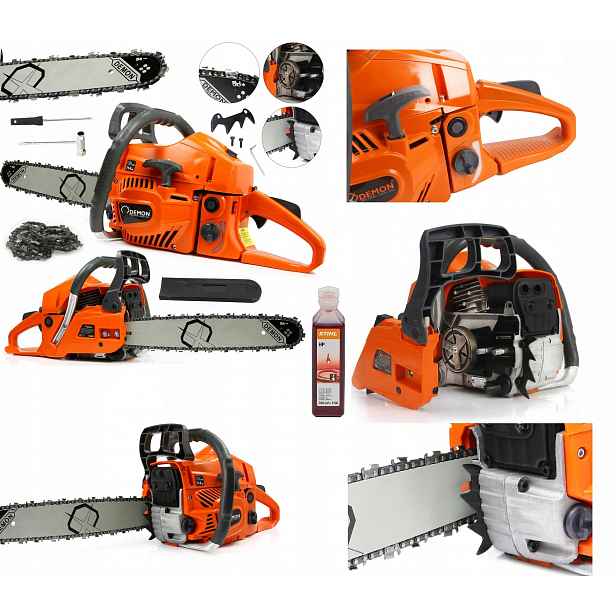 Řetězová Motorová Pila Nejsilnější Demon 3,5 Km Olej Stihl