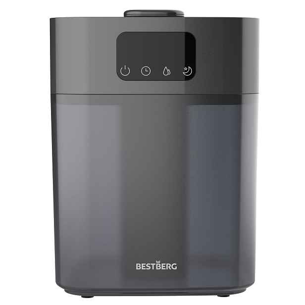 Ultrazvukový zvlhčovač vzduchu BestBerg BBAH-10G / 22 W / 5,5 l / 300 ml/h / šedá