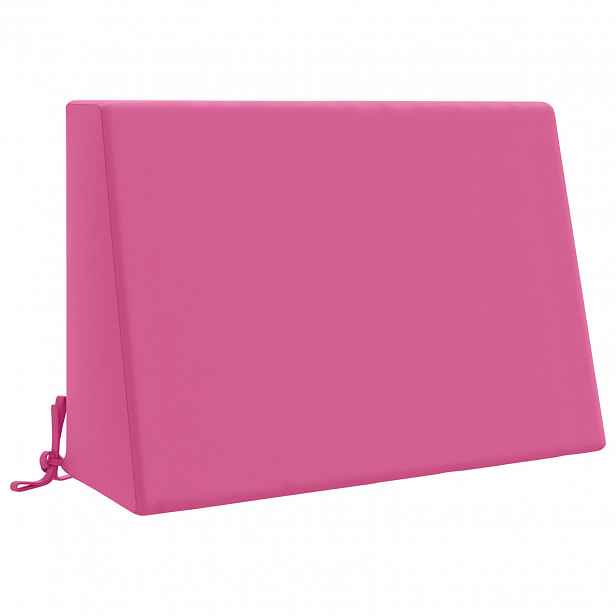 vidaXL polštář za záda SOEST 100% polyester Růžová 60 x 20 x 40 cm