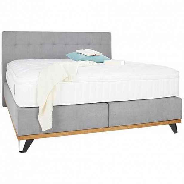 Esposa POSTEL BOXSPRING, 180/200 cm, šedá