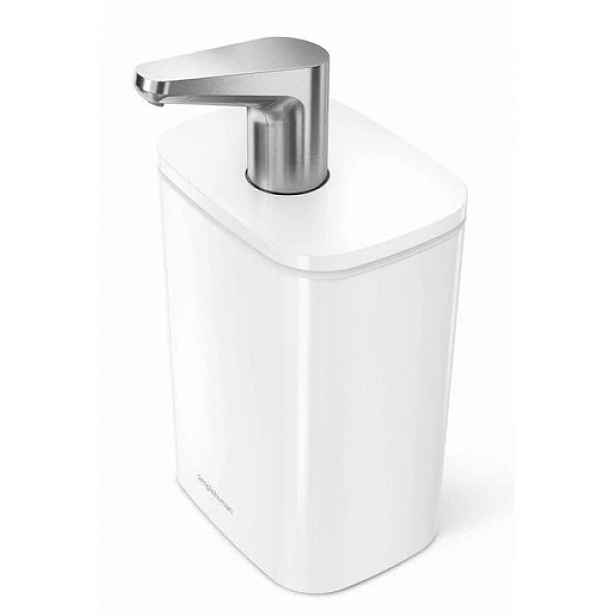 Dávkovač mýdla Simplehuman bílá ocel SHKT1195