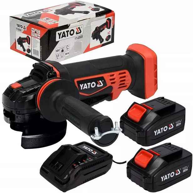 Aku Úhlová Bruska 125mm 18V 2x3,0Ah Yato YT-82828